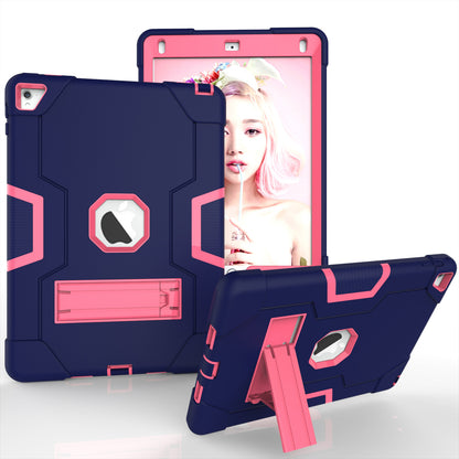 Dual Color Kickstand PC + Silicone Armor Defender Tablet Case for iPad Pro 9.7 inch (2016)