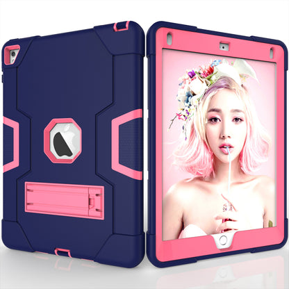 Dual Color Kickstand PC + Silicone Armor Defender Tablet Case for iPad Pro 9.7 inch (2016)