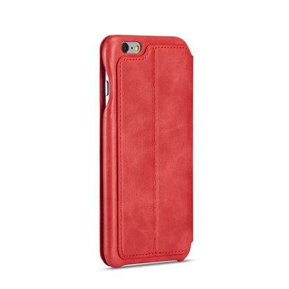 LC.IMEEKE for iPhone 6s Plus/6 Plus Retro Style Leather Card Holder Stand Case