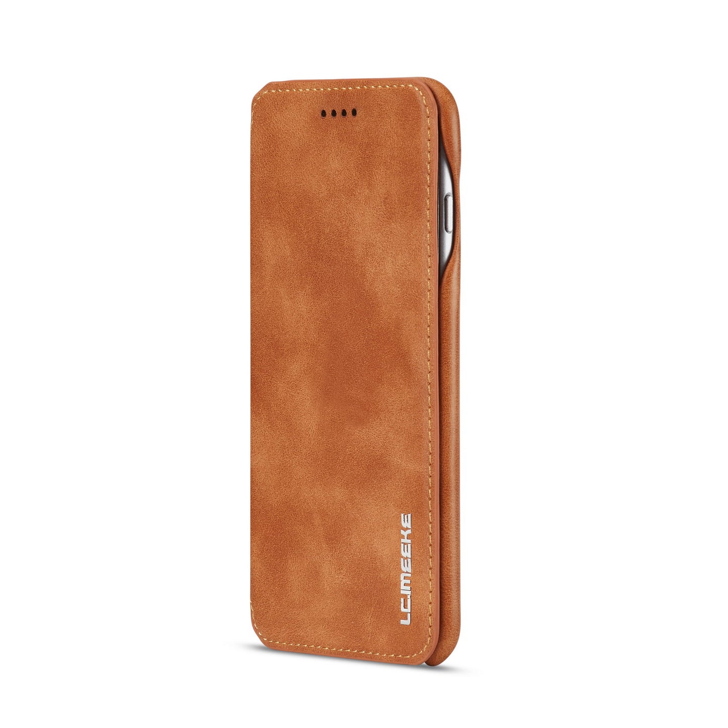 LC.IMEEKE for iPhone 6s Plus/6 Plus Retro Style Leather Card Holder Stand Case