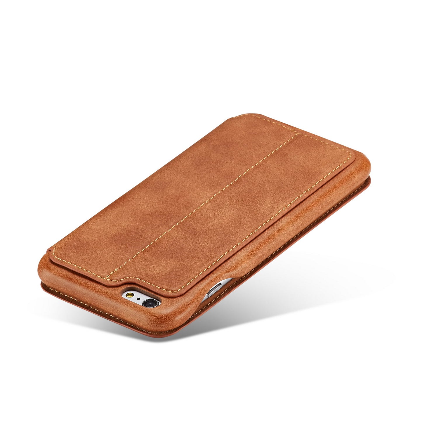 LC.IMEEKE for iPhone 6s Plus/6 Plus Retro Style Leather Card Holder Stand Case