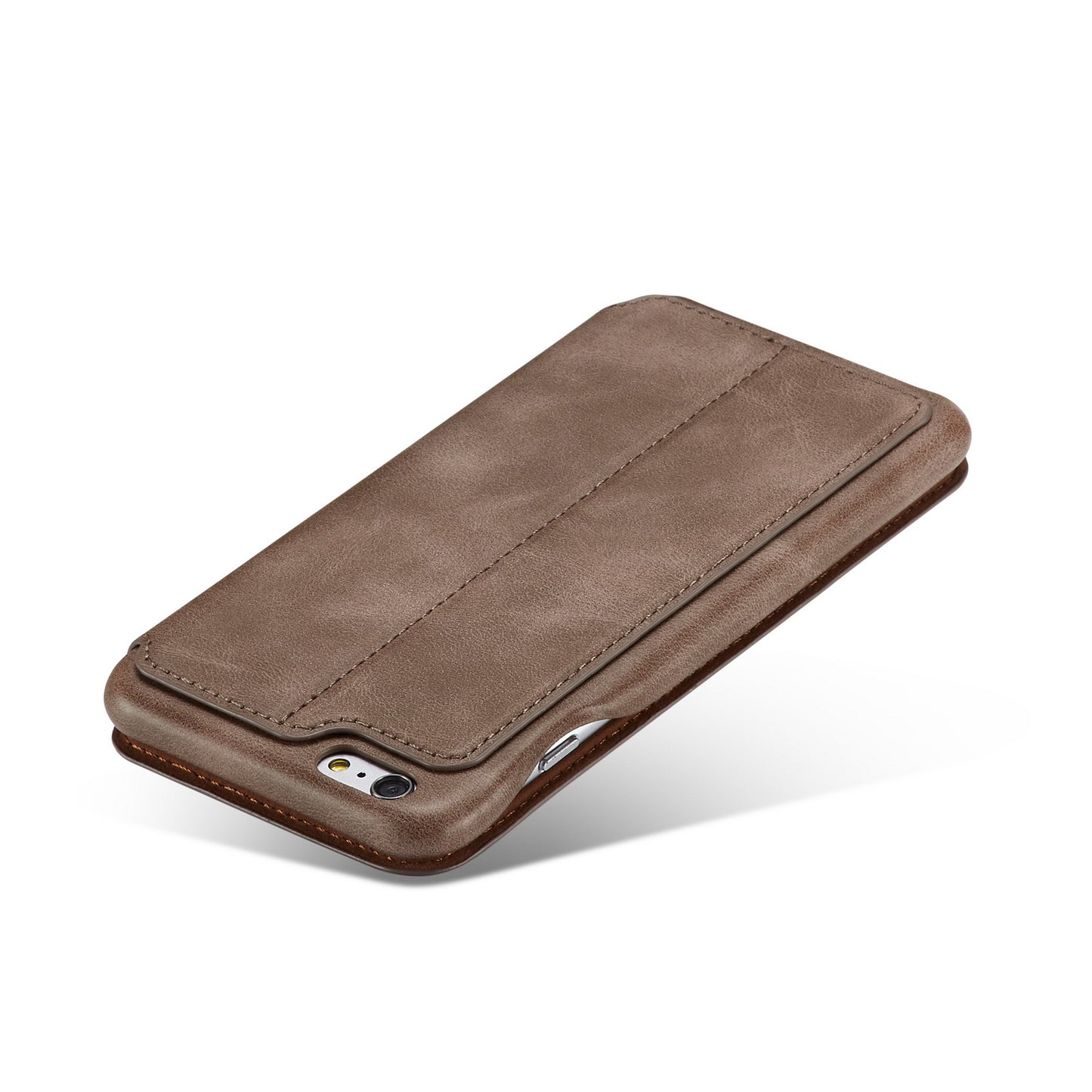 LC.IMEEKE for iPhone 6s Plus/6 Plus Retro Style Leather Card Holder Stand Case