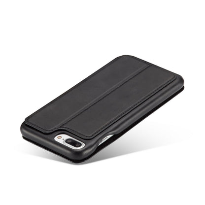 LC.IMEEKE Retro Style Leather Card Slot Bracket Case for iPhone 8 Plus/7 Plus