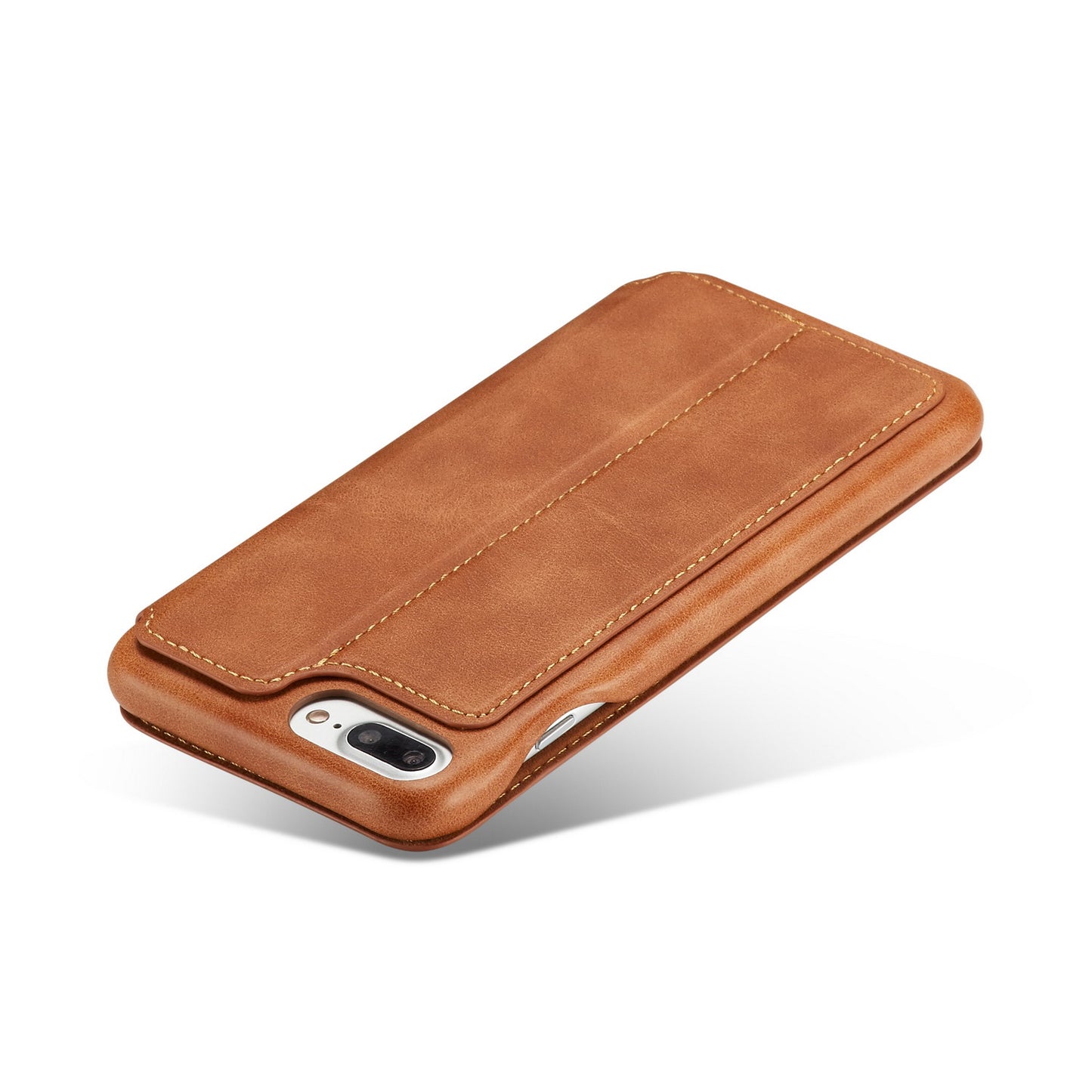 LC.IMEEKE Retro Style Leather Card Slot Bracket Case for iPhone 8 Plus/7 Plus