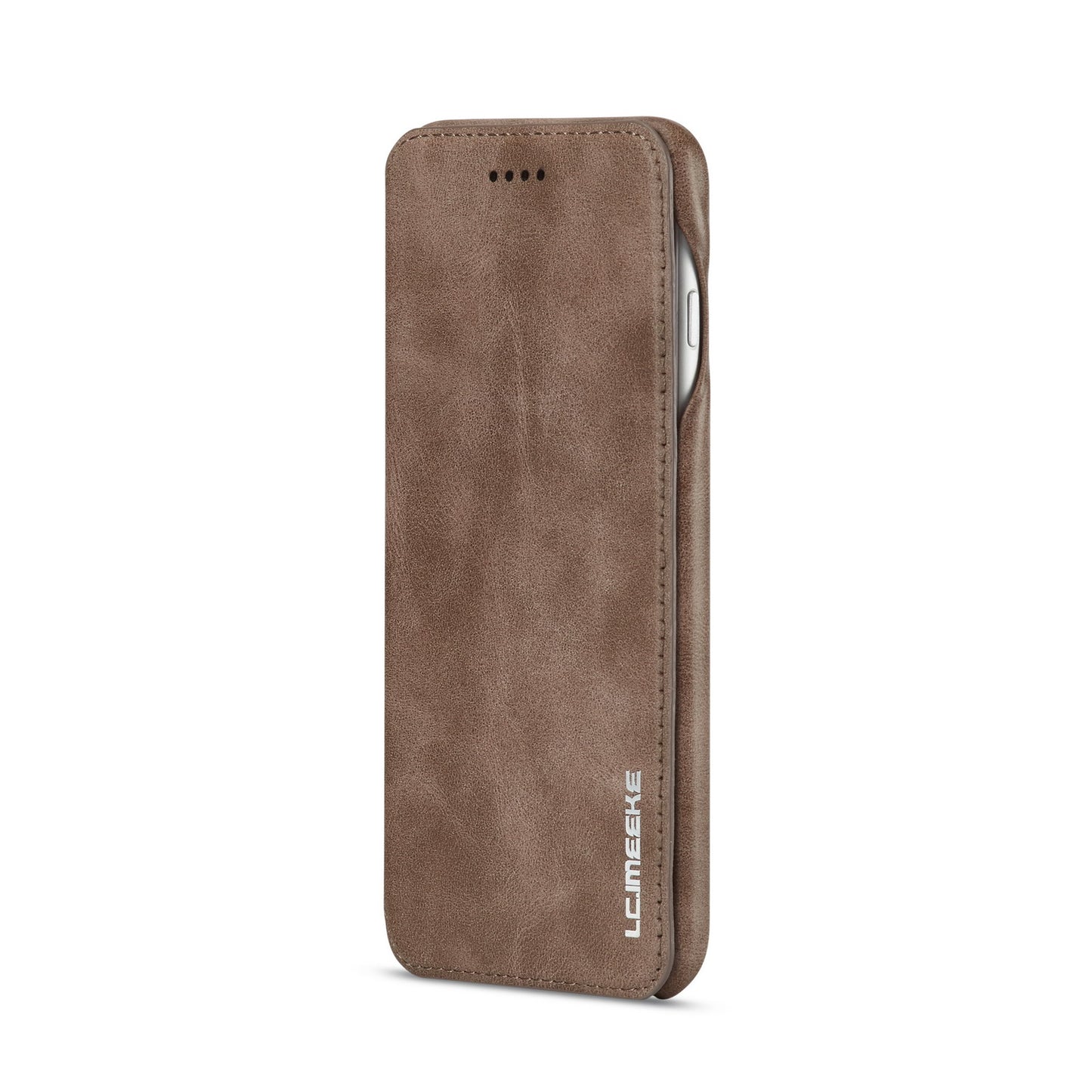 LC.IMEEKE Retro Style Leather Card Slot Bracket Case for iPhone 8 Plus/7 Plus
