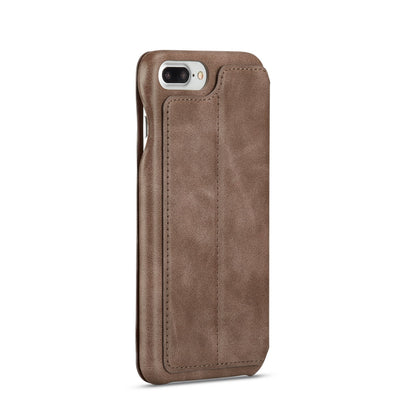 LC.IMEEKE Retro Style Leather Card Slot Bracket Case for iPhone 8 Plus/7 Plus
