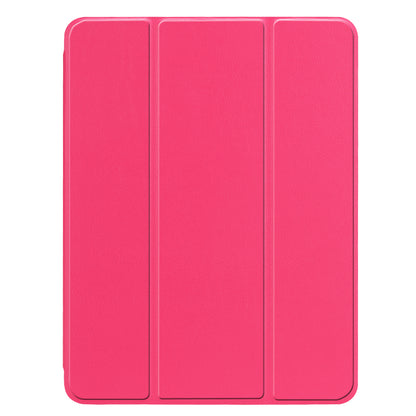 Tri-fold Stand Smart Leather Tablet Protective Casing with Pen Slot for iPad 9.7-inch (2018) / 9.7-inch (2017)