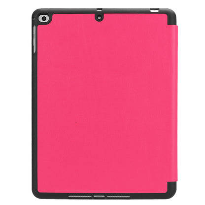 Tri-fold Stand Smart Leather Tablet Protective Casing with Pen Slot for iPad 9.7-inch (2018) / 9.7-inch (2017)