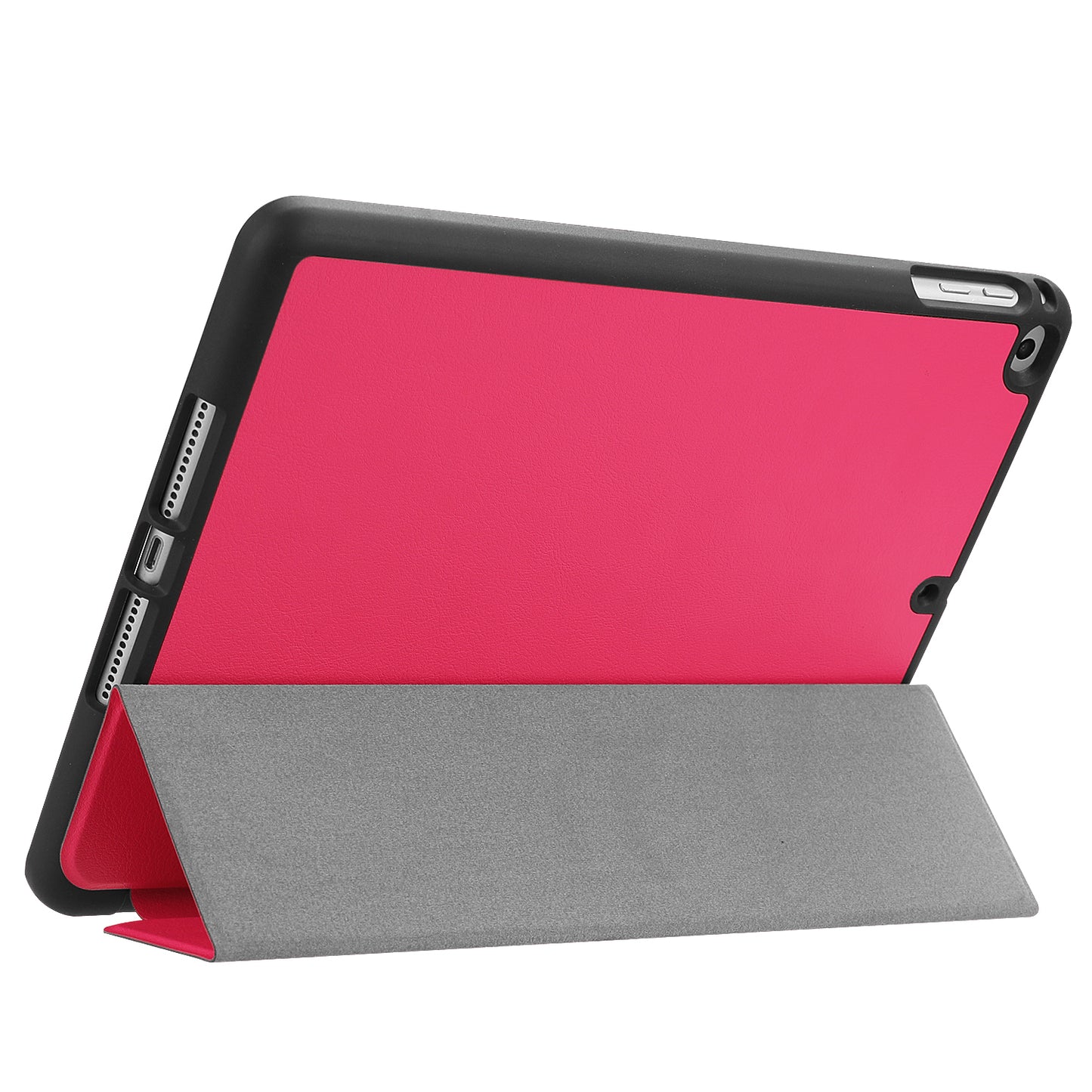 Tri-fold Stand Smart Leather Tablet Protective Casing with Pen Slot for iPad 9.7-inch (2018) / 9.7-inch (2017)