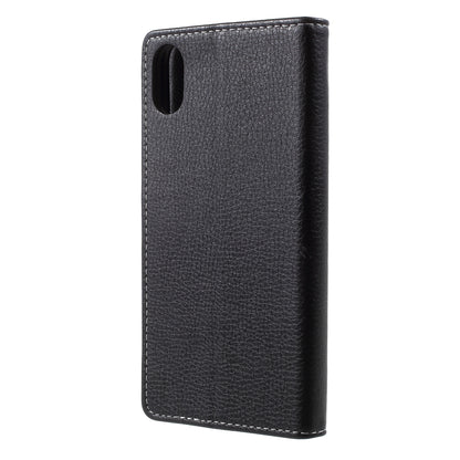 Litchi Texture Wallet Stand Leather Mobile Shell Case for iPhone XR 6.1 inch