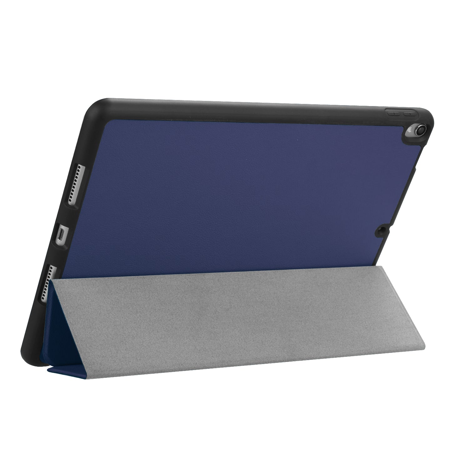 Slim Shockproof Case for iPad Air 10.5 (2019) / Pro 10.5 (2017) PU Leather Tablet Cover Tri-fold Stand Protector with Pen Slot