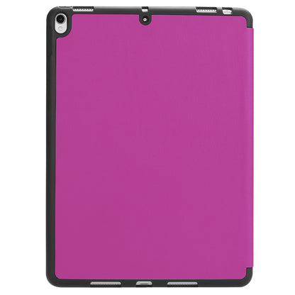 Slim Shockproof Case for iPad Air 10.5 (2019) / Pro 10.5 (2017) PU Leather Tablet Cover Tri-fold Stand Protector with Pen Slot