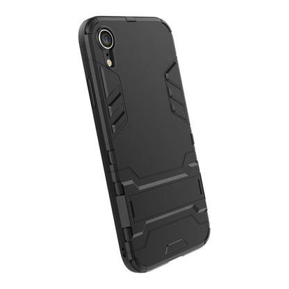 Cool Guard Plastic TPU Hybrid Phone Case with Kickstand for iPhone XR 6.1 inch