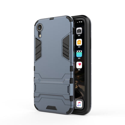 Cool Guard Plastic TPU Hybrid Phone Case with Kickstand for iPhone XR 6.1 inch