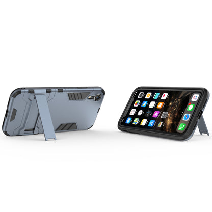 Cool Guard Plastic TPU Hybrid Phone Case with Kickstand for iPhone XR 6.1 inch