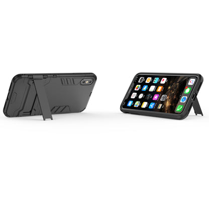 Plastic + TPU Hybrid Case with Kickstand for iPhone XS Max 6.5 inch