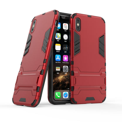 Plastic + TPU Hybrid Case with Kickstand for iPhone XS Max 6.5 inch
