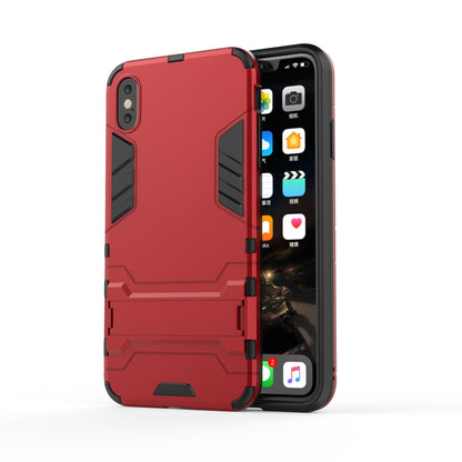 Plastic + TPU Hybrid Case with Kickstand for iPhone XS Max 6.5 inch