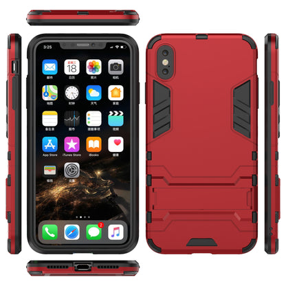 Plastic + TPU Hybrid Case with Kickstand for iPhone XS Max 6.5 inch