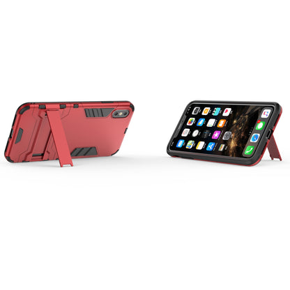Plastic + TPU Hybrid Case with Kickstand for iPhone XS Max 6.5 inch