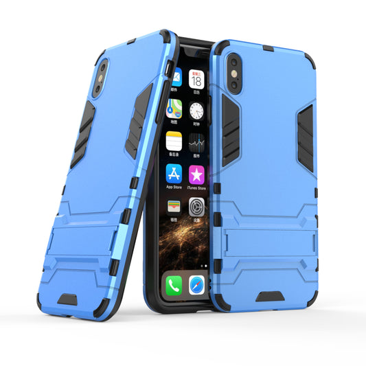Plastic + TPU Hybrid Case with Kickstand for iPhone XS Max 6.5 inch