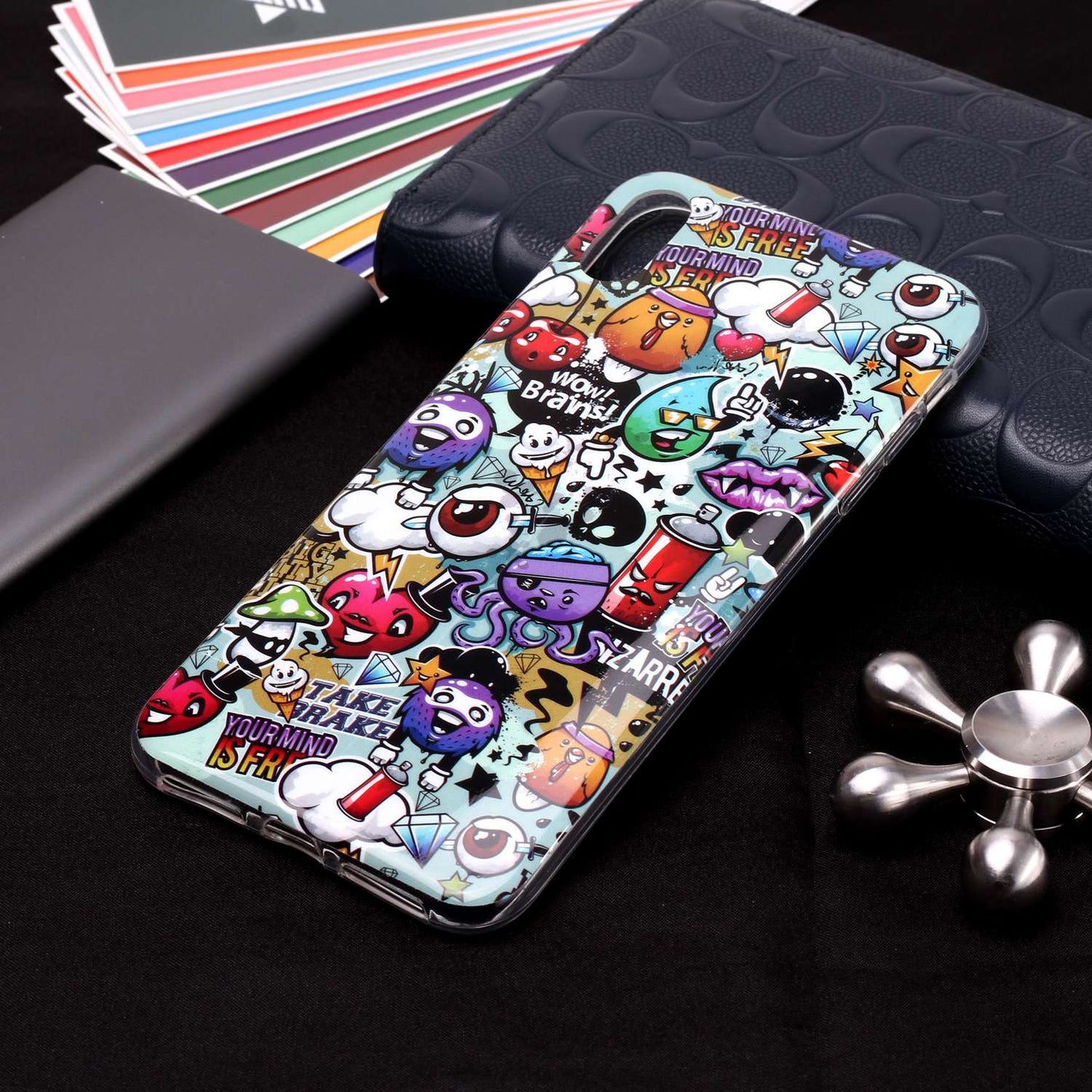 Luminous Patterned IMD TPU Back Cover Shell for iPhone XR 6.1 inch