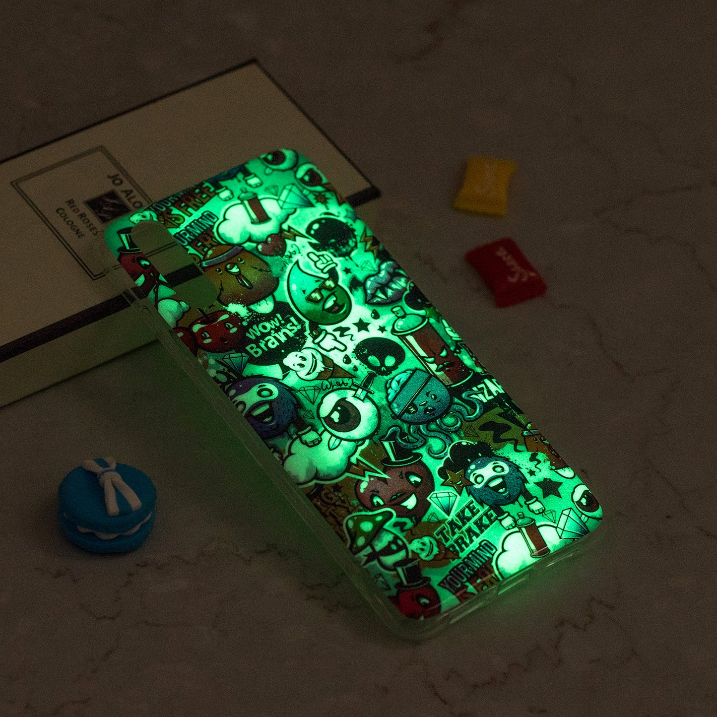 Luminous Patterned IMD TPU Back Cover Shell for iPhone XR 6.1 inch