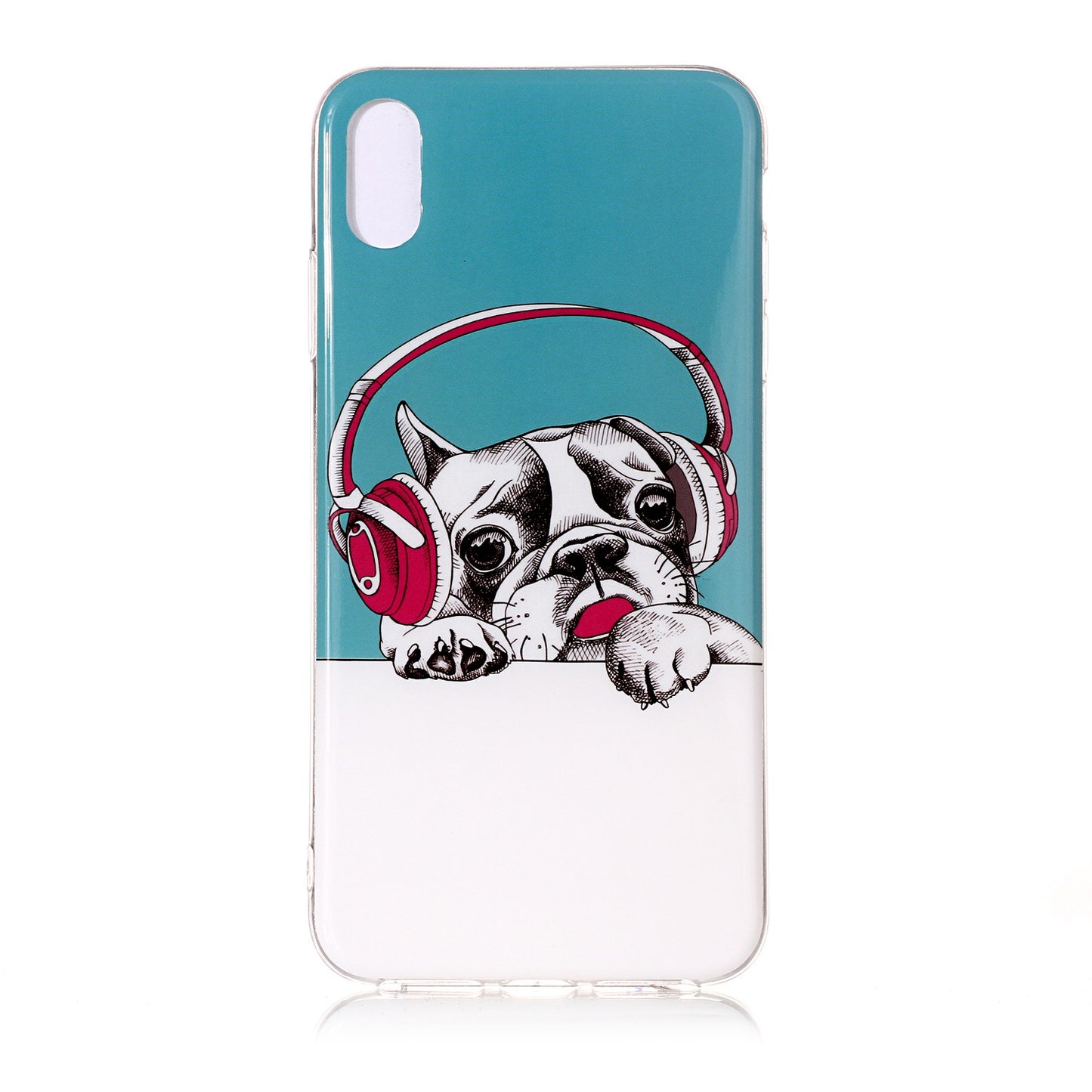 Luminous Patterned IMD TPU Back Cover Shell for iPhone XR 6.1 inch