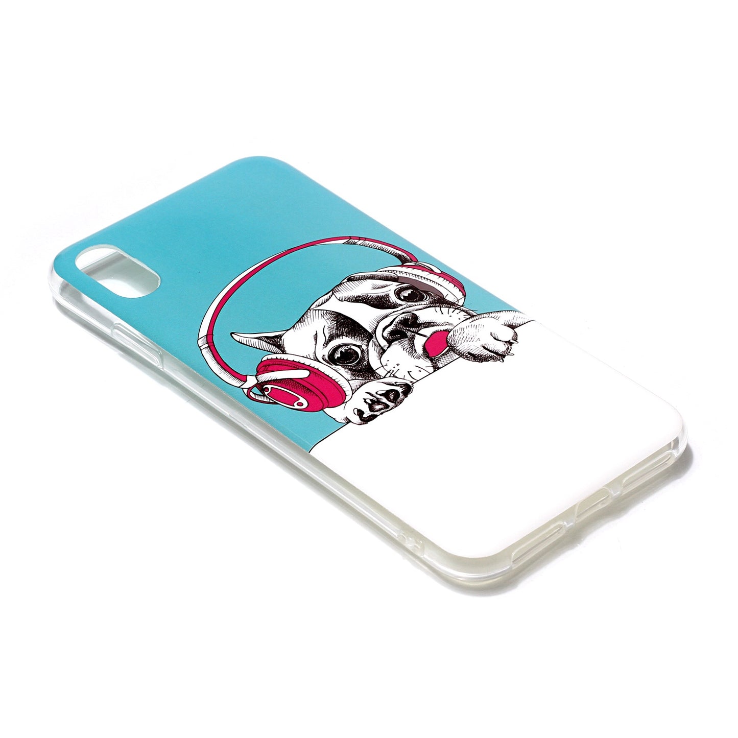 Luminous Patterned IMD TPU Back Cover Shell for iPhone XR 6.1 inch