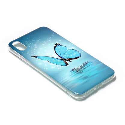 Luminous Patterned IMD TPU Back Cover Shell for iPhone XR 6.1 inch