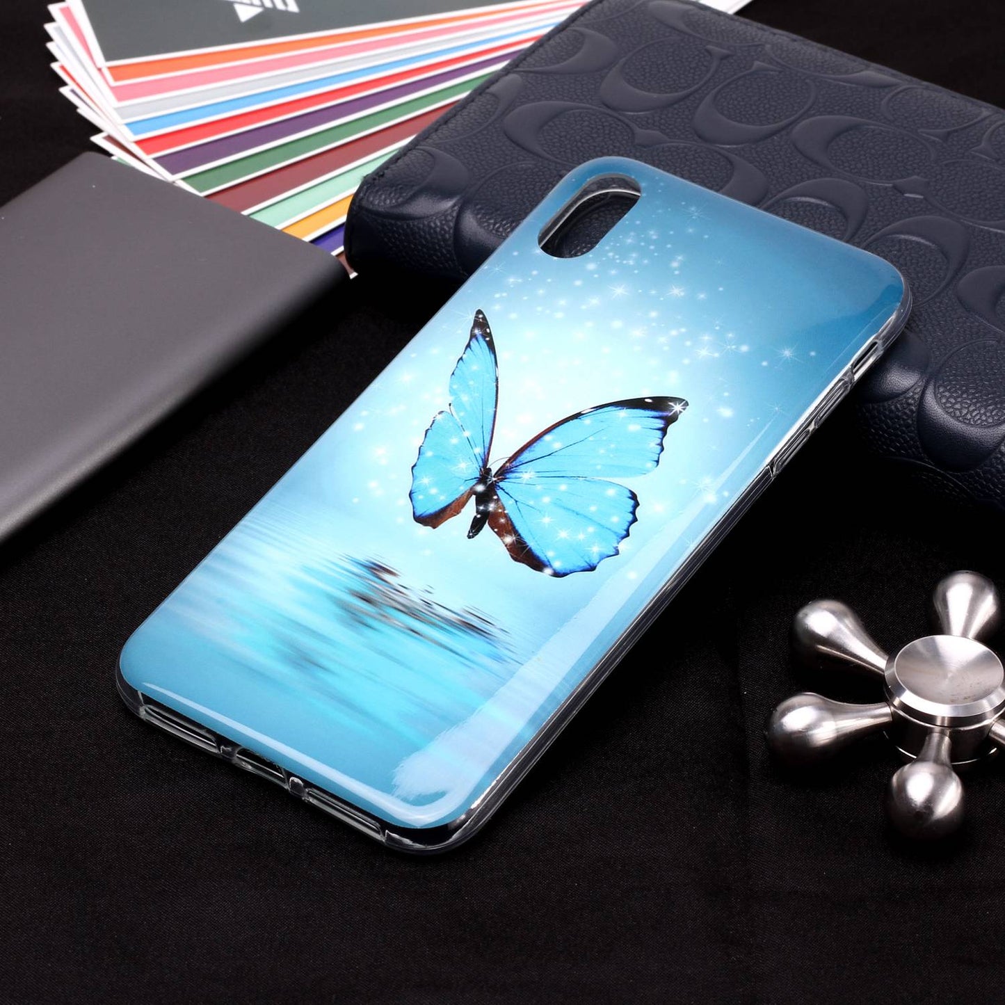 Luminous Patterned IMD TPU Back Cover Shell for iPhone XR 6.1 inch