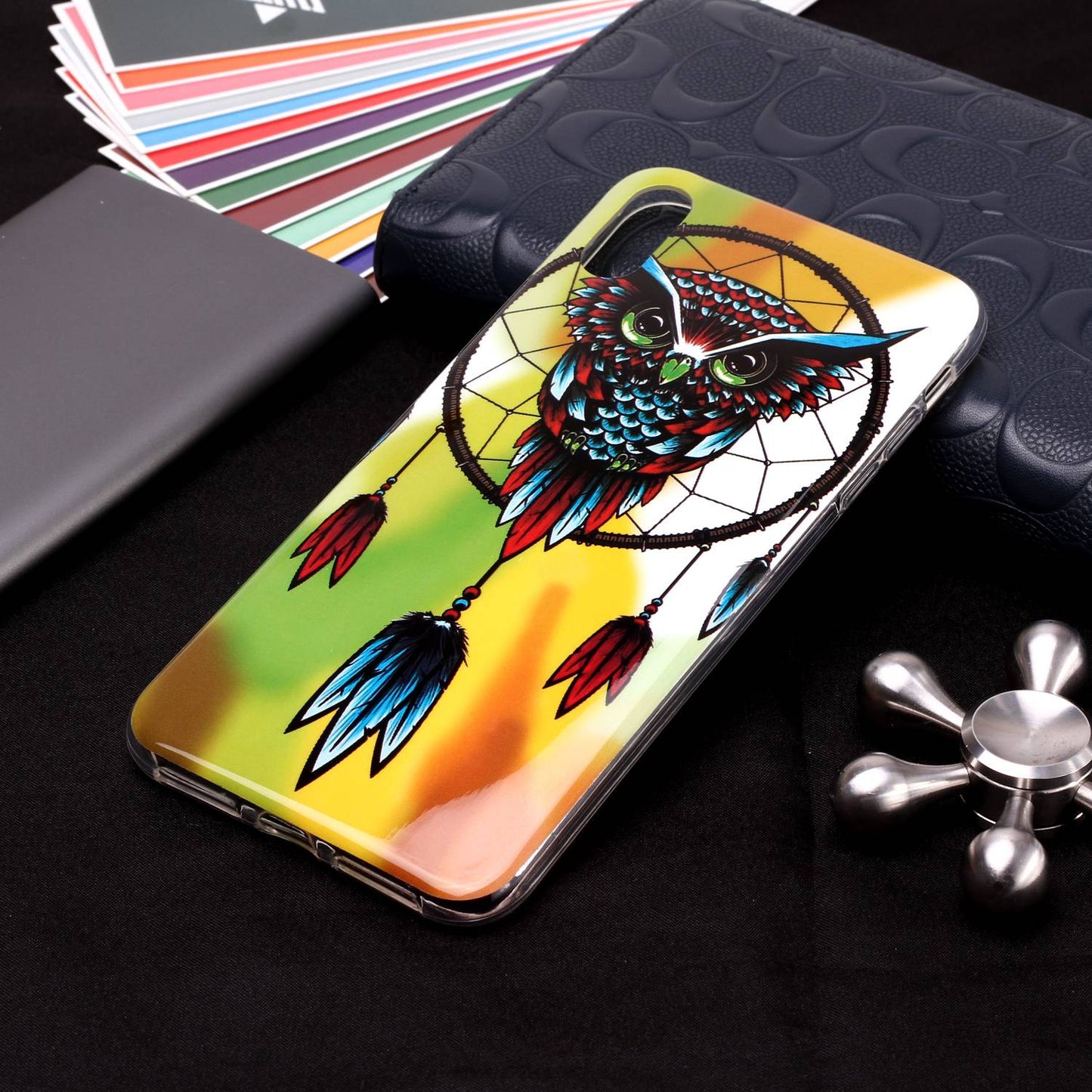 Luminous Patterned IMD TPU Back Cover Shell for iPhone XR 6.1 inch