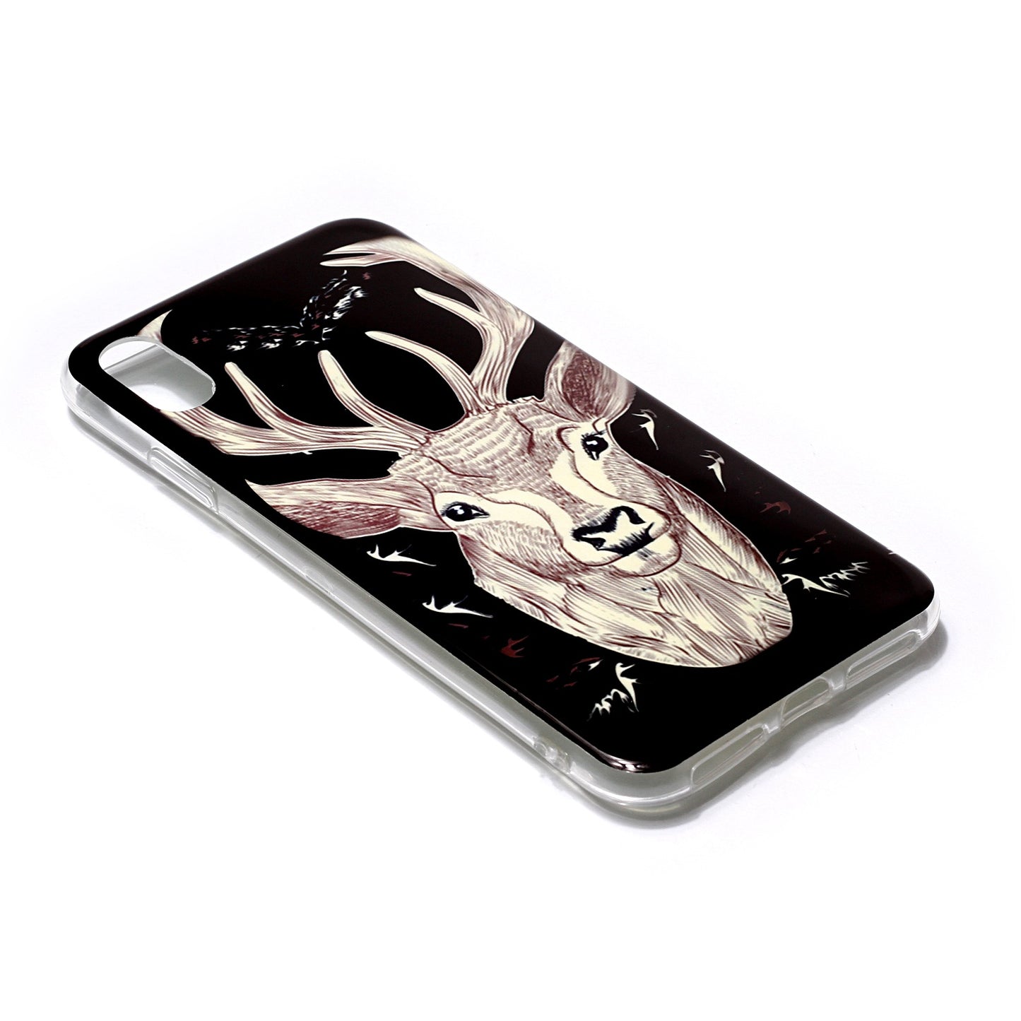 Luminous Patterned IMD TPU Back Cover Shell for iPhone XR 6.1 inch