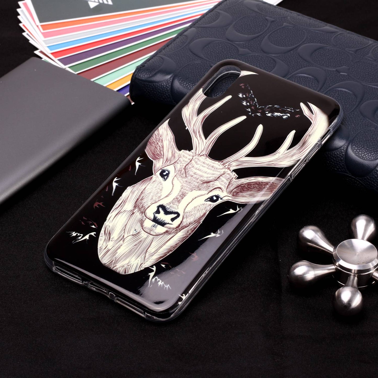 Luminous Patterned IMD TPU Back Cover Shell for iPhone XR 6.1 inch