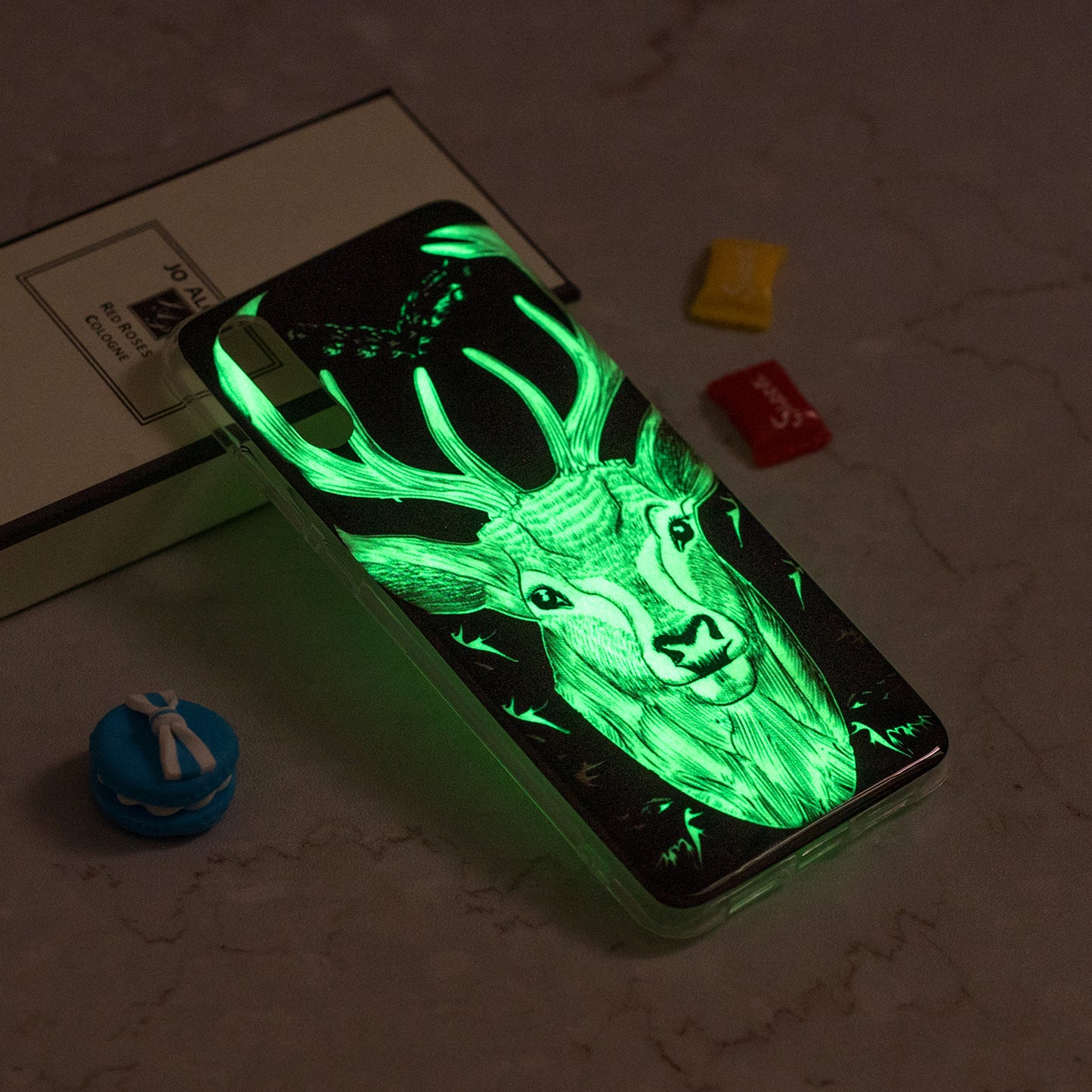 Luminous Patterned IMD TPU Back Cover Shell for iPhone XR 6.1 inch