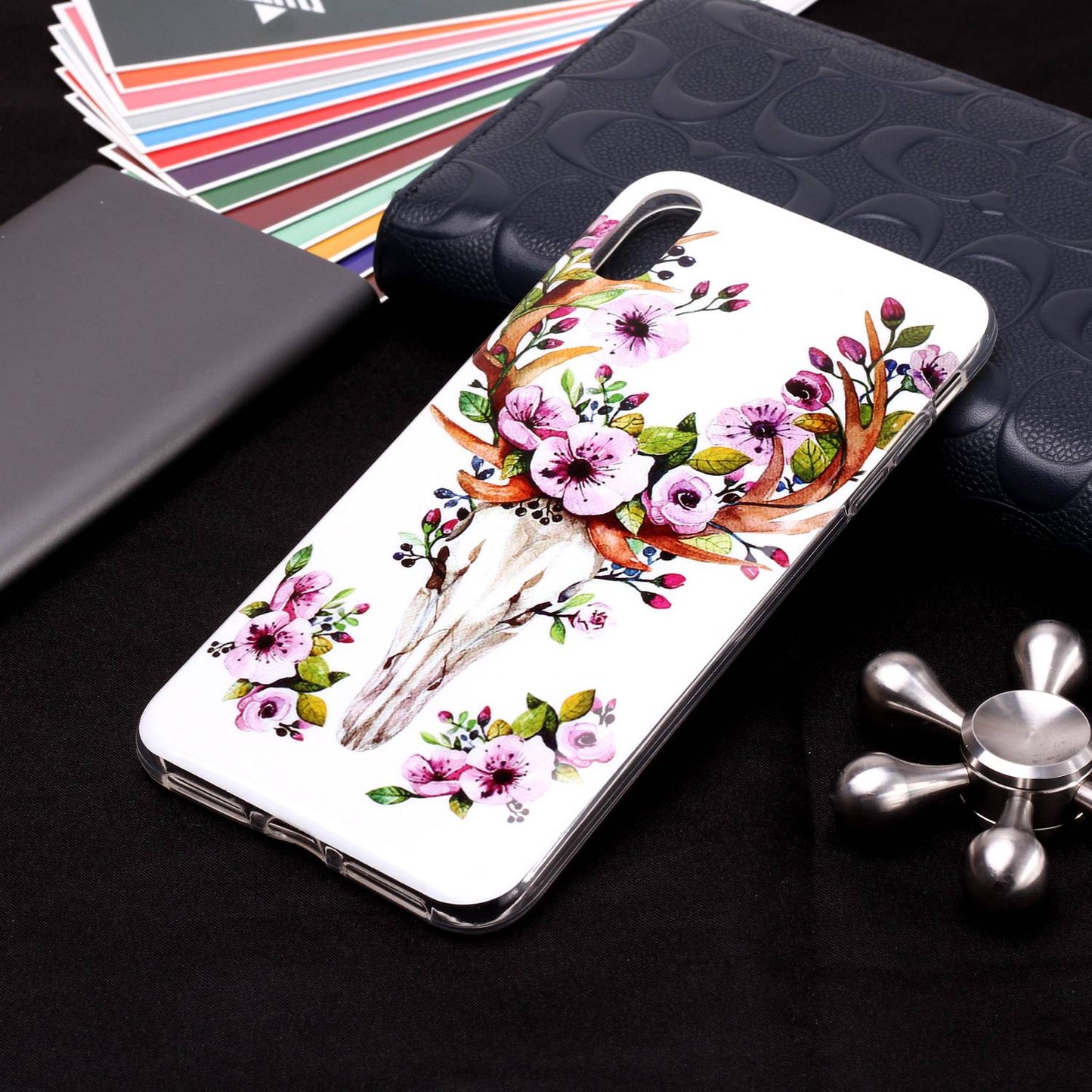 Luminous Patterned IMD TPU Back Cover Shell for iPhone XR 6.1 inch