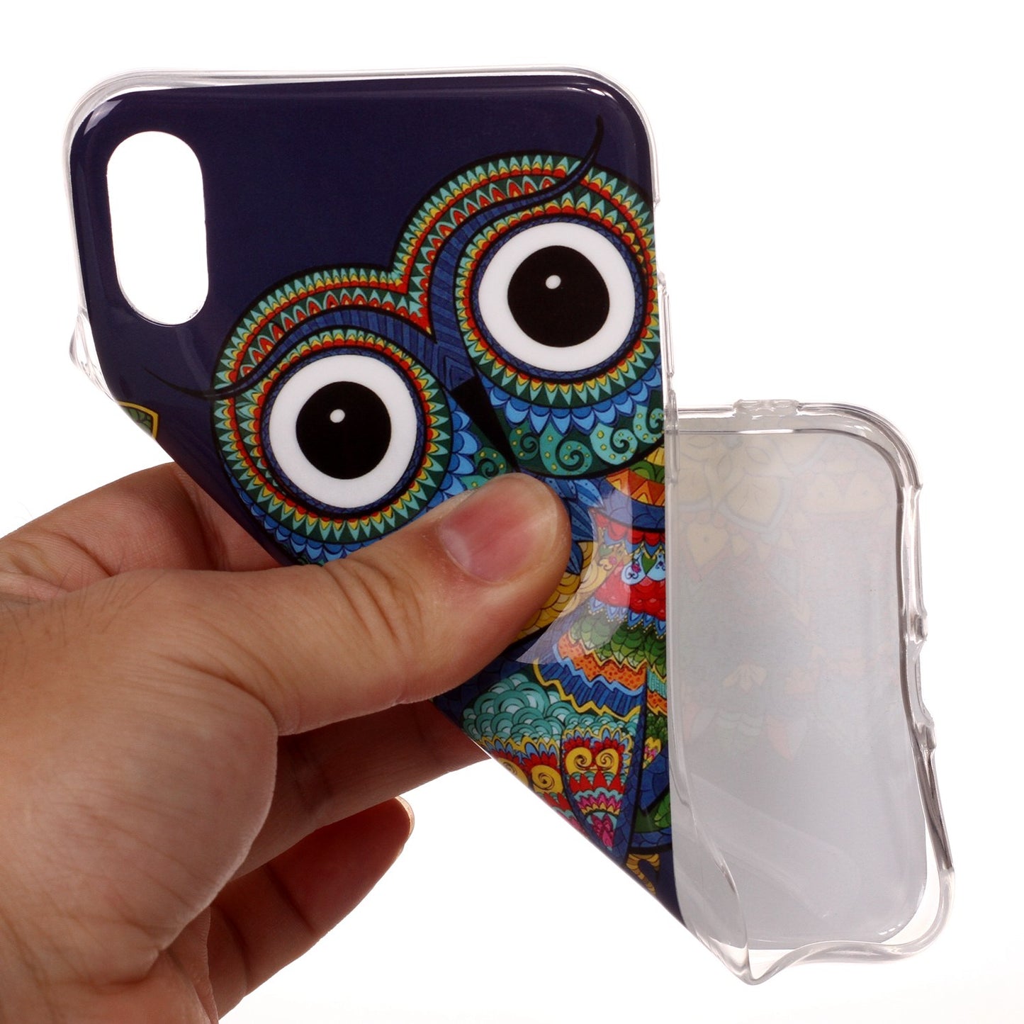 Luminous Patterned IMD TPU Back Cover Shell for iPhone XR 6.1 inch