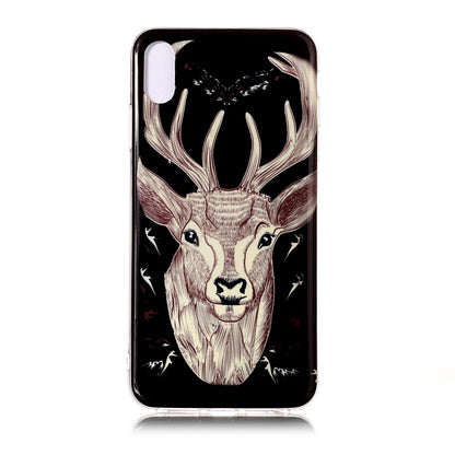 Noctilucent IMD TPU Back Case for iPhone XS Max 6.5 inch