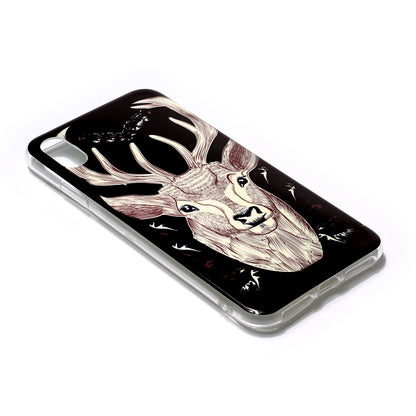 Noctilucent IMD TPU Back Case for iPhone XS Max 6.5 inch