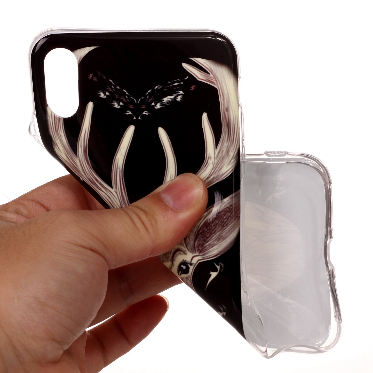 Noctilucent IMD TPU Back Case for iPhone XS Max 6.5 inch