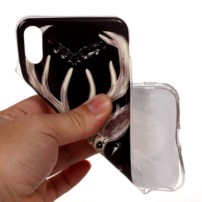 Noctilucent IMD TPU Back Case for iPhone XS Max 6.5 inch