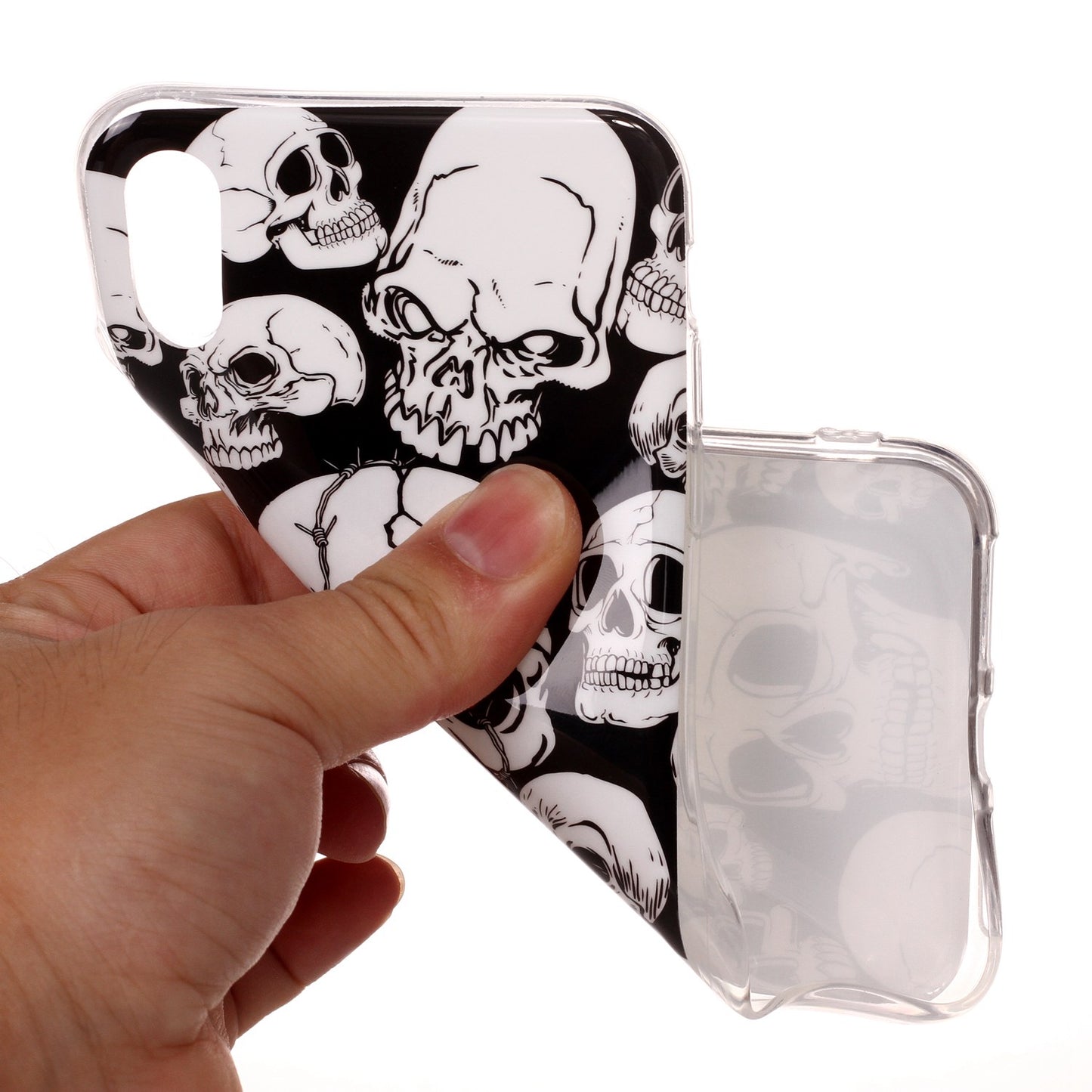 Noctilucent IMD TPU Back Case for iPhone XS Max 6.5 inch