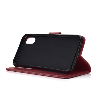 Imprinted Mandala Pattern Wallet Leather Phone Case for iPhone XR 6.1 inch