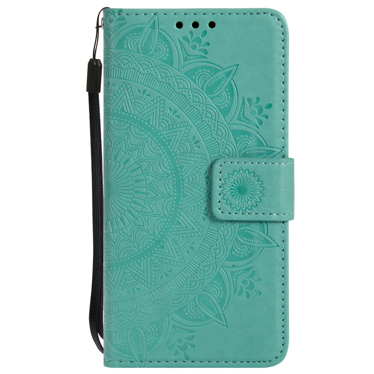 Imprinted Mandala Pattern PU Leather Protection Phone Casing for iPhone SE/5s/5