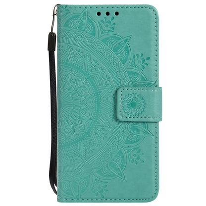 Imprinted Mandala Pattern PU Leather Protection Phone Casing for iPhone SE/5s/5