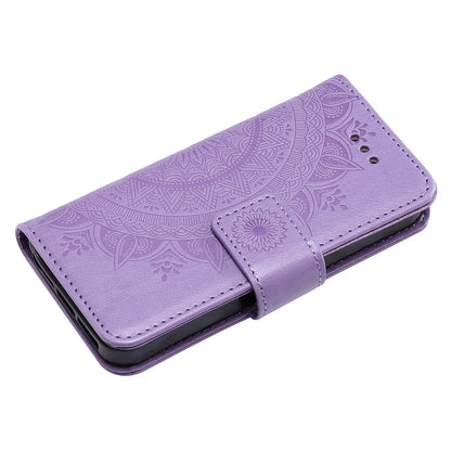 Imprinted Mandala Pattern PU Leather Protection Phone Casing for iPhone SE/5s/5