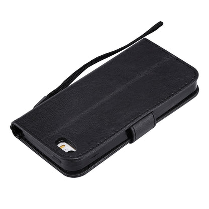 KT Leather Series-2 Wallet Leather Stand  Case for iPhone SE/5s/5