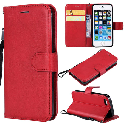 KT Leather Series-2 Wallet Leather Stand  Case for iPhone SE/5s/5