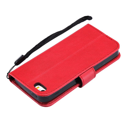 KT Leather Series-2 Wallet Leather Stand  Case for iPhone SE/5s/5