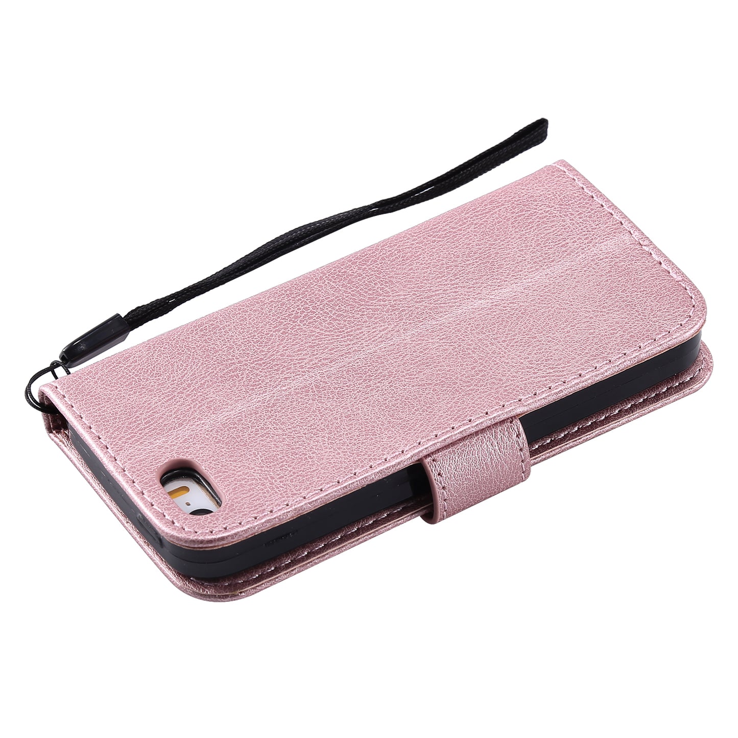 KT Leather Series-2 Wallet Leather Stand  Case for iPhone SE/5s/5